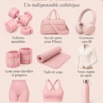 Accessoires de Pilates en rose pour une pratique esthétique et motivante