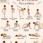 Femme effectuant un étirement des quadriceps sur un tapis de yoga