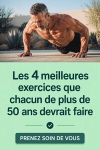 Une femme de plus de 50 ans effectuant des exercices de fitness à la maison.