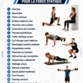 Femme en train de faire un exercice isométrique à la maison pour renforcer son corps