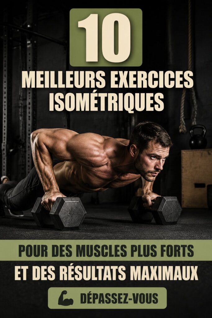 Femme réalisant des exercices isométriques pour renforcer ses muscles.