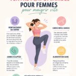 Femme réalisant des exercices pour un ventre plat et des jambes tonifiées dans un parc.