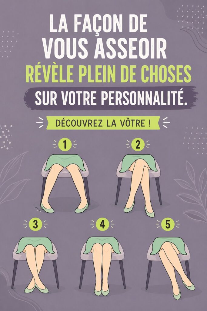 Femme assise de manière détendue et confiante, illustrant l'importance de la posture.
