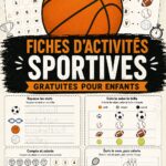 Fiches sportives imprimables pour enfants avec des activités ludiques