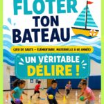 Enfants s'amusant à jouer à Float Your Boat lors d'une leçon de sport.