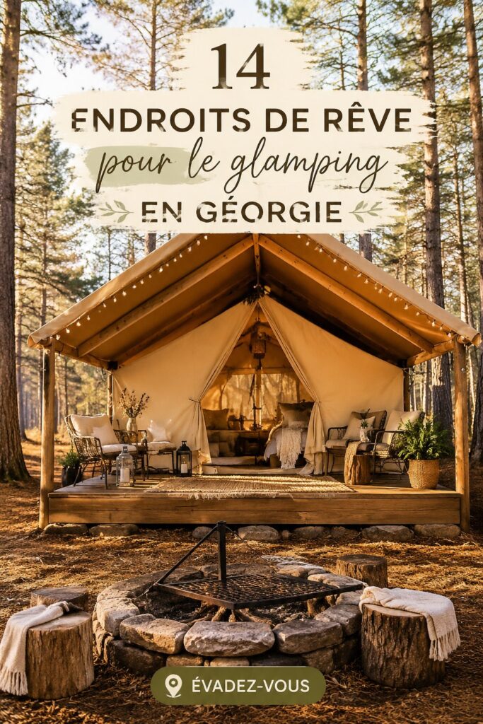 Un site de glamping accueillant en pleine nature avec des tentes luxueuses