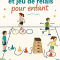 Enfants s'amusant lors d'une course de relais en plein air.