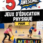 Enfants jouant à un jeu de plein air pour rester actifs