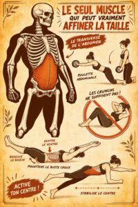 Femme pratiquant des exercices pour affiner sa taille