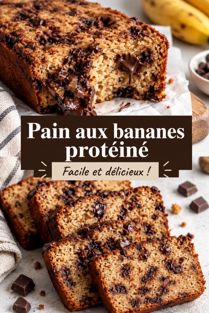 Recette de pain à la banane protéiné, moelleux et appétissant