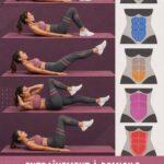 Femme faisant des exercices de perte de poids à la maison
