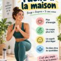 Femme en train de faire du yoga dans un parc, illustrant un mode de vie actif et sain.