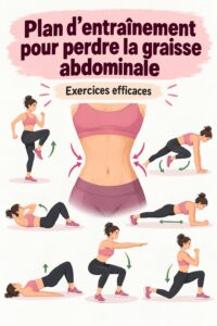 Femme en train de faire des exercices pour un ventre tonique.