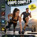Femme pratiquant des exercices au poids du corps, représentant un entraînement hybride complet
