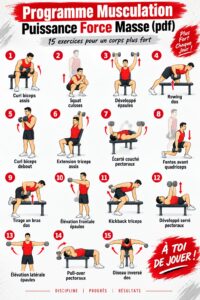 Programme de musculation pour femmes portant des poids et s'entraînant