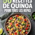 Un bol de quinoa coloré avec des légumes frais et des herbes, plat sain et équilibré.