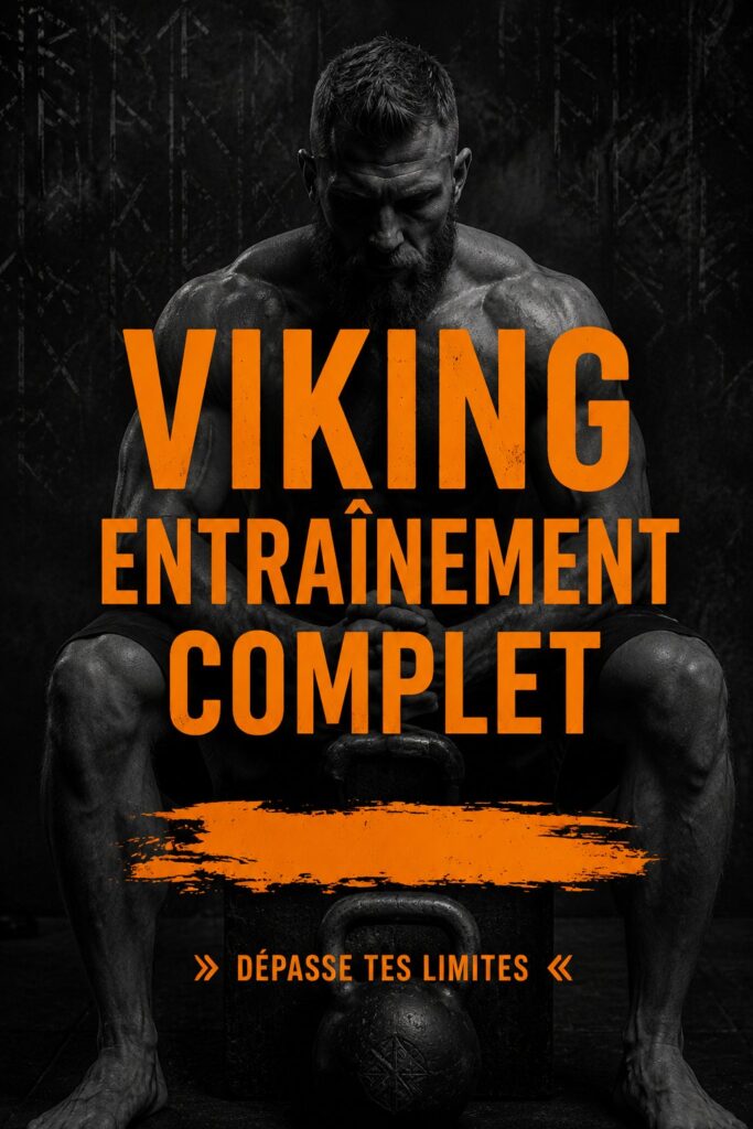 Femme réalisant un entraînement inspiré des Vikings dans un cadre naturel.