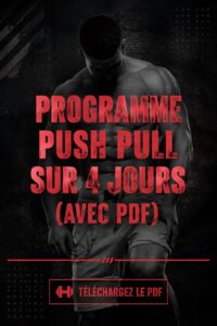 Femme entraînée réalisant des exercices de la routine push-pull