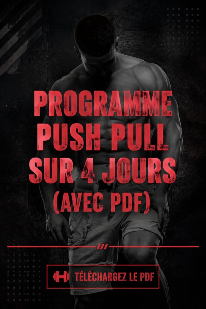 Femme entraînée réalisant des exercices de la routine push-pull