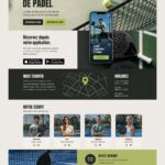 Création d'un site web pour un club de padel