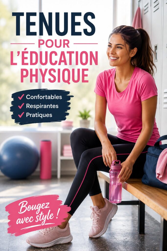 Femme en tenue de sport prête à faire de l'éducation physique