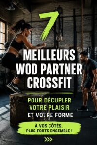 Deux personnes s'entraînant ensemble dans une séance de CrossFit inspirante