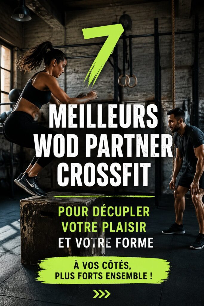 Deux personnes s'entraînant ensemble dans une séance de CrossFit inspirante