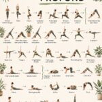 Femme pratiquant le yoga du soir dans un environnement calme et apaisant.