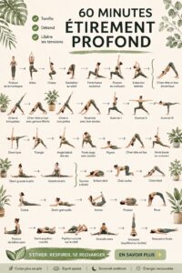 Femme pratiquant le yoga du soir dans un environnement calme et apaisant.