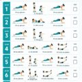 Femme en train de faire des exercices de renforcement musculaire à la maison pour le Body Fit Challenge.