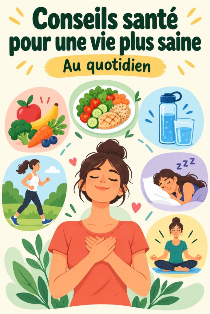 Image illustrant des conseils santé pour les femmes, mettant l'accent sur le bien-être et l'activité physique.