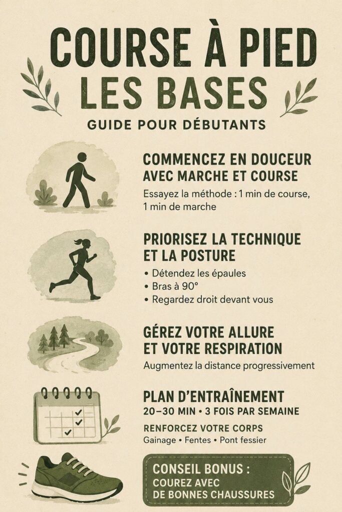 Femme en train de courir dans un parc, montrant l'enthousiasme du running.