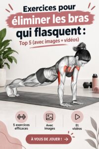 Femme réalisant un exercice de renforcement musculaire pour les bras