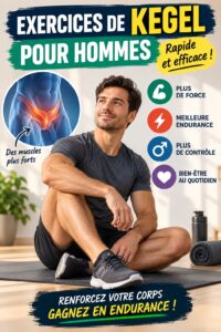 Femme pratiquant des exercices de Kegel pour renforcer son tonus musculaire