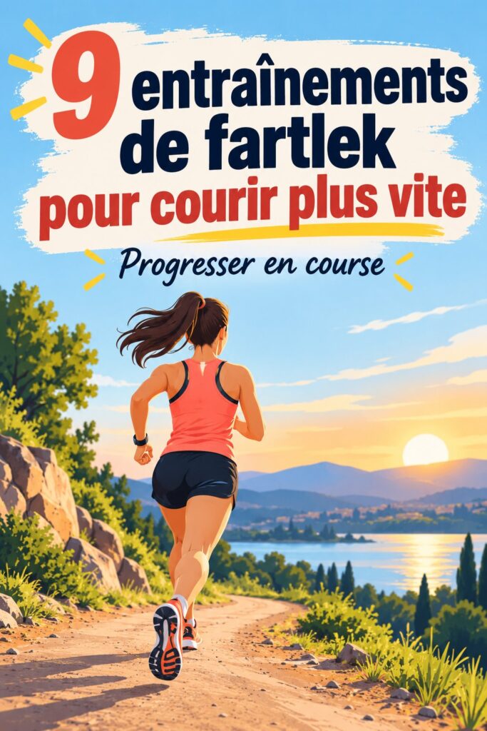 Séance de Fartlek en extérieur, une coureuse inspire ses coéquipières à améliorer leur vitesse.