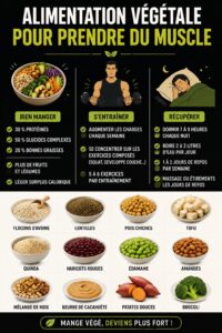 Un plat végétarien riche en protéines, parfait pour le développement musculaire.
