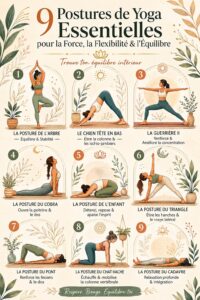 Une femme pratiquant une posture de yoga pour améliorer sa force et sa flexibilité