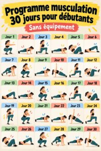 Programme d'entraînement calisthénique de 30 jours pour débutantes