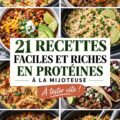 Recettes protéinées à cuisiner en cocotte, plats savoureux dans un bol