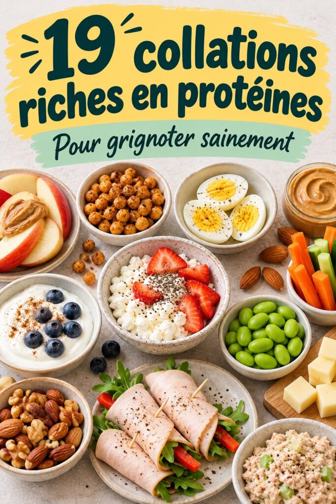 Plateau de 19 snacks sains et riches en protéines, prêt à être dégusté